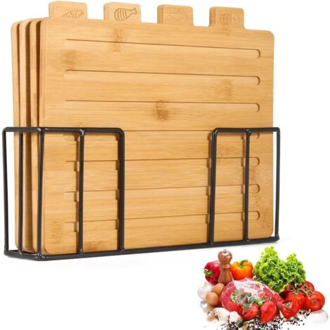 Planche à Découper Viande - Accessoires de Préparation de Repas en Bois (1/5)