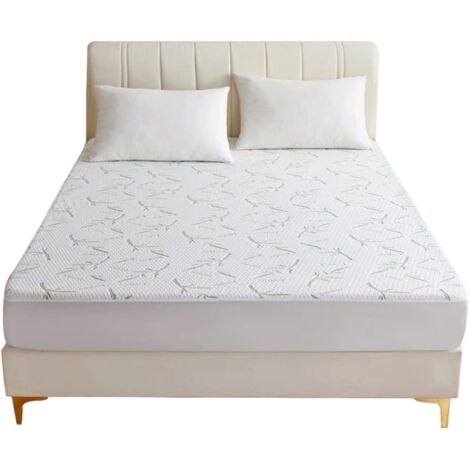 Protège - matelas lavable pour chambre à coucher - linge de lit imperméable (1/5)