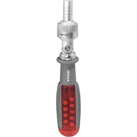 Tournevis à Cliquet - Kit Tournevis Ratchet - Outils Ergonomiques Multi - (1/5)