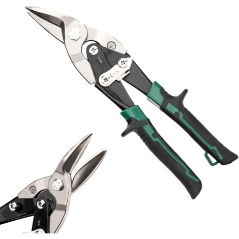 Cisaille à tôle - 25 cm à coupe droite - Coupe - tôle - pour construction - (1/5)