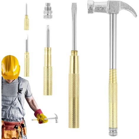 Marteau - Petits marteaux pour travaux manuels - Tournevis antidérapant - (1/5)