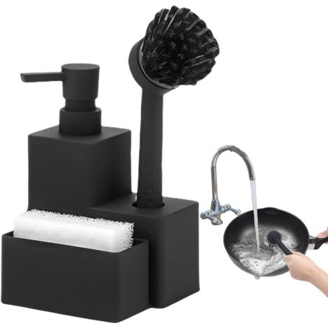 Distributeur de liquide vaisselle de cuisine avec support - Pompe à savon (1/5)