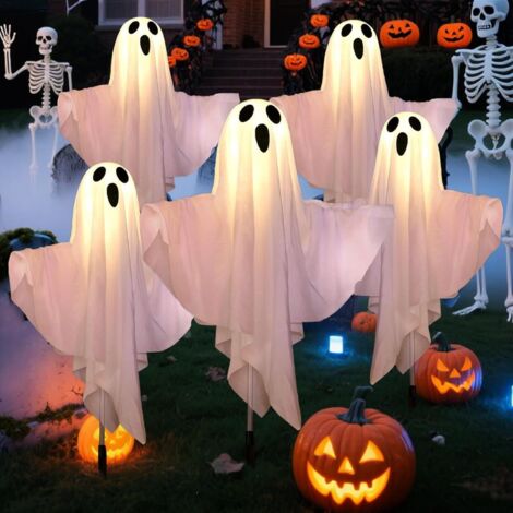 Lampes solaires LED d'Halloween - Lampadaires LED d'Halloween - Décoration (1/5)