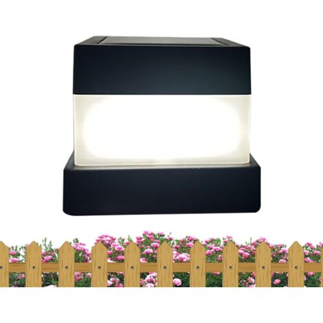 Lampe solaire pour lampadaire en extérieur - bicolore et étanche - avec (1/5)