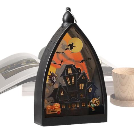 Lanterne d'Halloween - Ration pour lanterne avec éclairage LED - Éclairage (1/5)