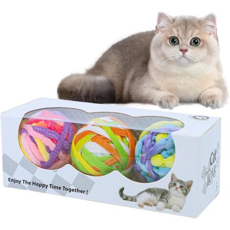 Jouet Balle pour Chat - Jouet À Mâcher pour Chat Boules Interactives - Jeux (1/5)
