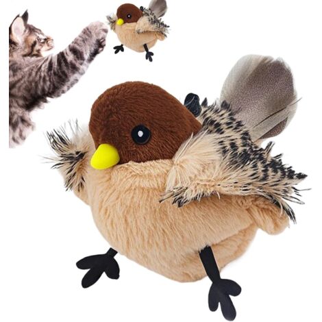 Jouet d'oiseau pour Chats - Jouet d'oiseau de Chat - Jouet interactif en (1/5)