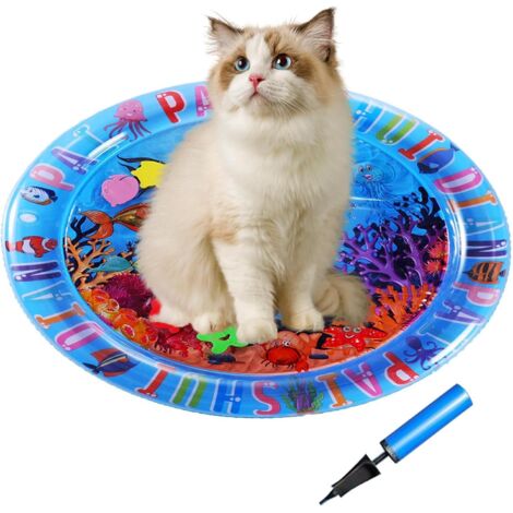 Tapis d'eau Sensoriel pour Chat - Tapis De Jeu d'eau Sensoriel Renforcé (1/5)