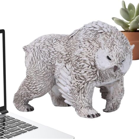 Statue d'ours - Figurines Ours Décoratif Maison - Sculpture Résine Animale (1/5)