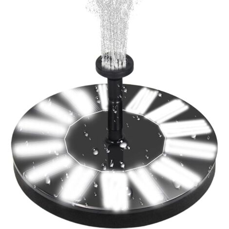 Pompe à Fontaine Solaire - Pompe à Eau Solaire pour Bain d'oiseaux avec (1/5)