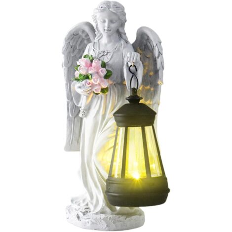 Solaires pour Cimetière - Décor Extérieur Fantaisiste en Résine - Ange (1/5)