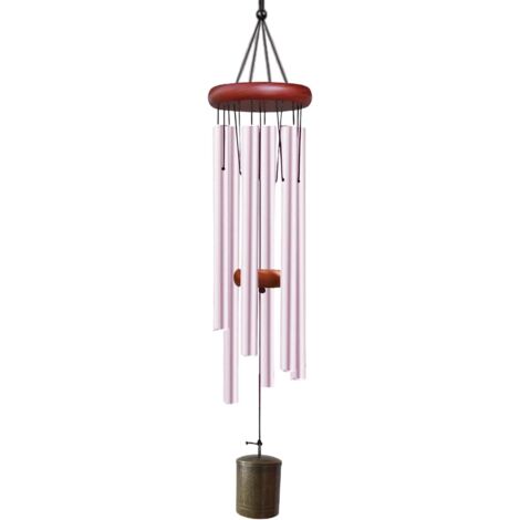 Carillon À Vent Aluminium pour Extérieur 66 Cm - Tube Aluminium Décoration (1/5)