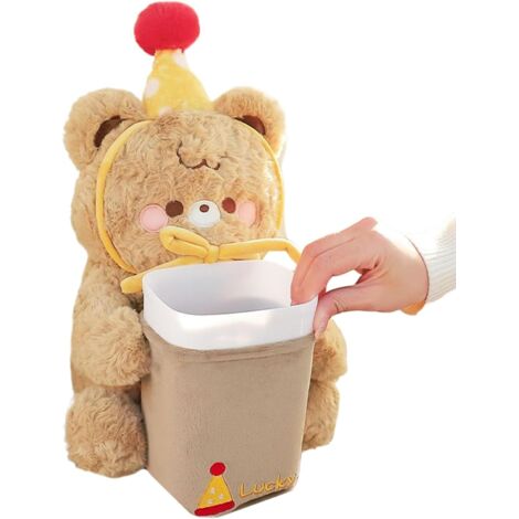 Jolie boîte et poubelle de voiture - poubelle en peluche et boîte de (1/5)