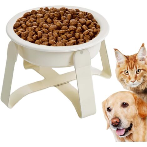 Bol Mange - Lent pour Chien - Bol Interactif Nourriture Céramique Métal - (1/5)