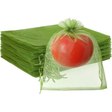 Lot de 200 sacs en maille pour légumes - Avec cordon de serrage - Pour (1/5)