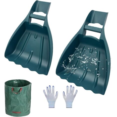 Râteau manuel pour ramasser les déchets de jardin et les déchets - Pelle (1/5)