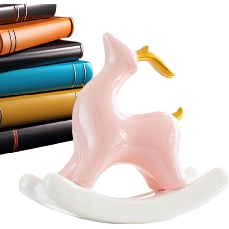 Figurine de cerf - Statue en céramique - Pour la décoration de la maison - (1/5)