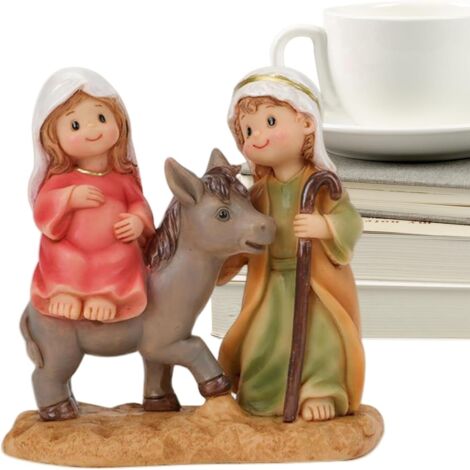 Statues catholiques pour la maison - figurine de Noël en résine synthétique (1/5)