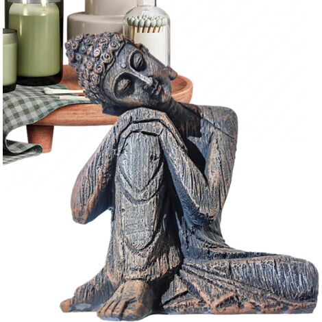 Statue de Bouddha pour Jardin - Sculpture Bouddhiste - Spirituel Zen pour (1/5)