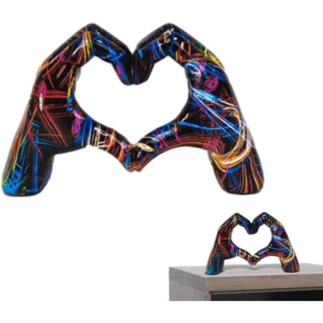 Amour Doigt Statue moderne pour couple Statue d'amour Statue d'amour (1/5)