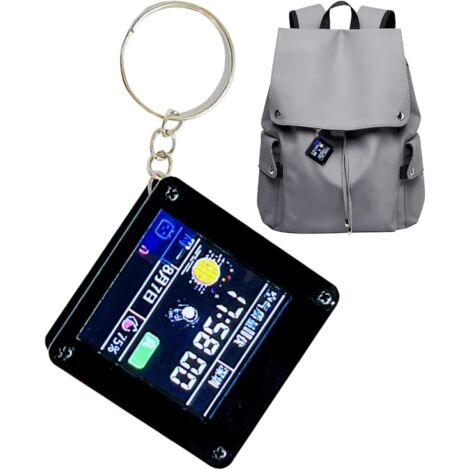 Ornement LCD électronique - Pendentif de sac compact - Petit accessoire (1/5)