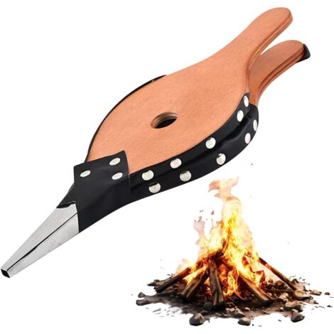 Soufflet pour Foyer Extérieur - Soufflet de Camping pour Feu de Bois et (1/5)