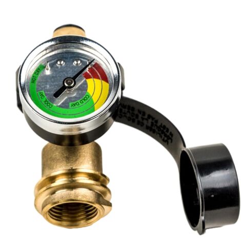 Adaptateur De Bouteille De Propane POL Avec Jauge - Manomètre De Pression