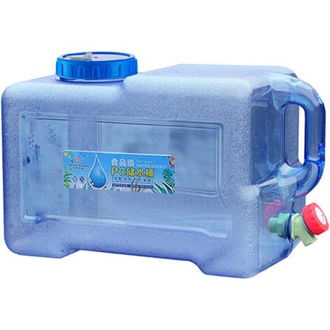 Bidon à eau avec robinet - 5 l - 8 l - Portable - Bidon d'eau potable - (1/5)