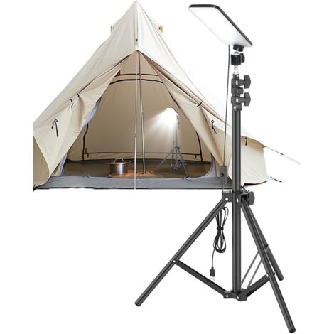 Lanterne De Camping Télescopique - Lumière Barbecue à Pied Télescopique - (1/5)