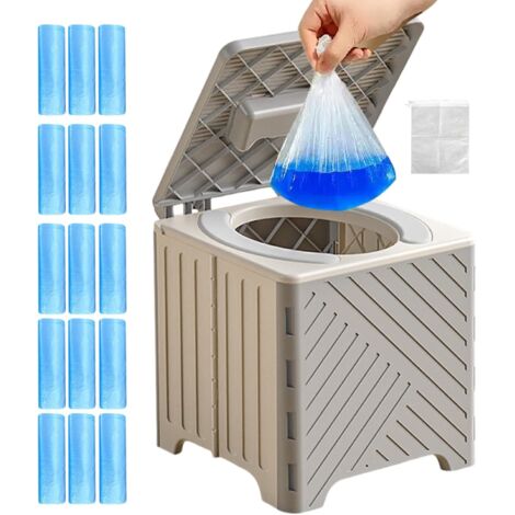 Toilette De Camping - Pot De Chambre Camping - Réservoir Déchets Anti -