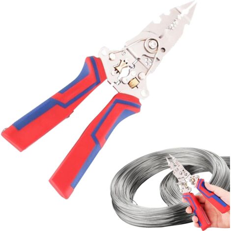 Dénudeur de Fil - Pince à Câble Pliable - Outil Électrique 13 - en - 1 pour (1/5)