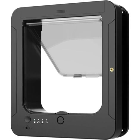 Porte pour Chien À Puce - Porte Animaux Intelligente Verrou 4 Directions