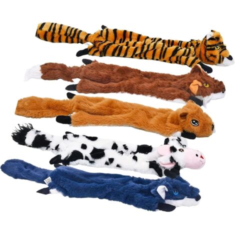 Jouets pour Chien en Peluche - Lot de 5 Jouets pour Chien - Animaux Simulés (1/5)
