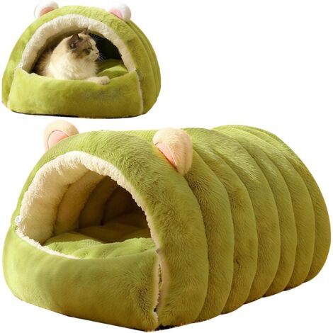 Lit en Forme De Caverne pour Chat - Nid Confortable Et Doux pour Les Petits (1/5)