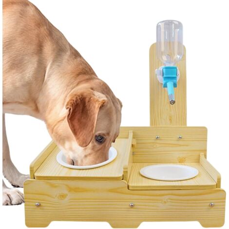 Abreuvoir pour Chiens - Automatique Hauteur Réglable Antidérapant - (1/5)