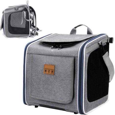 Sac De Transport Chien pour Vélo - Sac Portable Respirant - Panier De Vélo