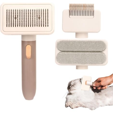Brosse Anti - Peluche Pour Chien - Outil de Toilettage Massage pour Animaux (1/5)