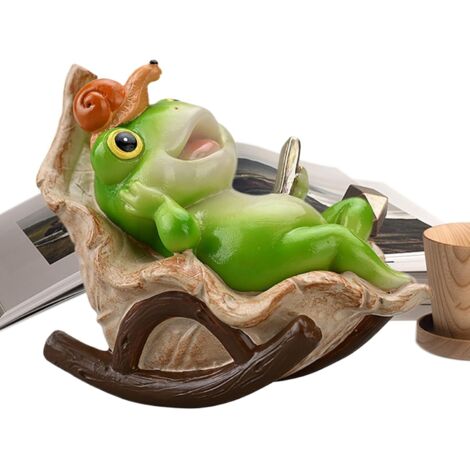 Statue De Grenouille - Sculpture d'Aménagement Printanier - Sculpture de (1/5)