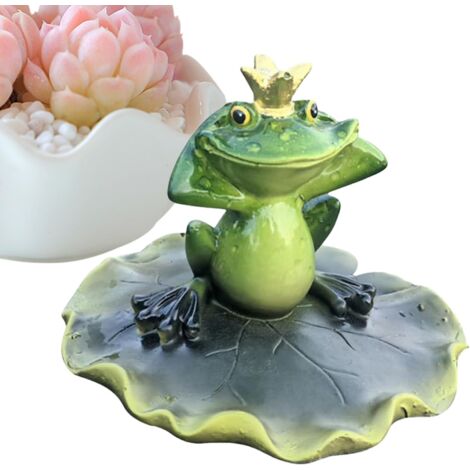 Décoration pour Bassin - Statue Décorative de Grenouille pour Bassin (1/5)