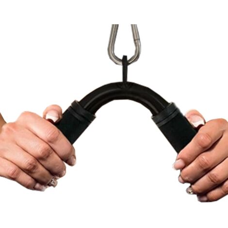 Accessoires pour Câble de Fitness - Poignée en V pour Exercice Triceps - (1/2)