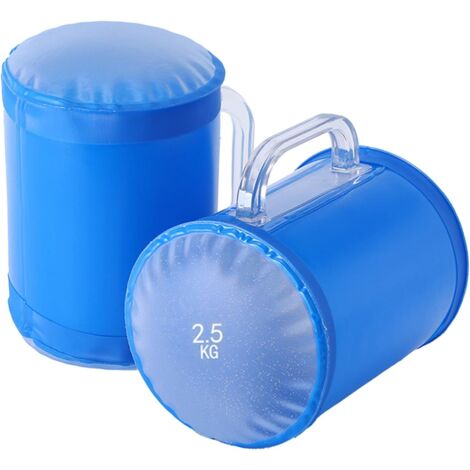 Lot de 2 poids d'entraînement avec remplissage d'eau - 5 kg - Appareil (1/5)