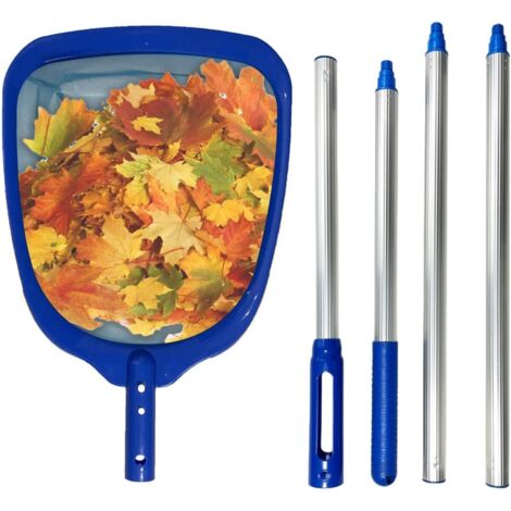 Épuisette de piscine de 1 - 9 m - Filet de skimmer à mailles fines avec (1/5)