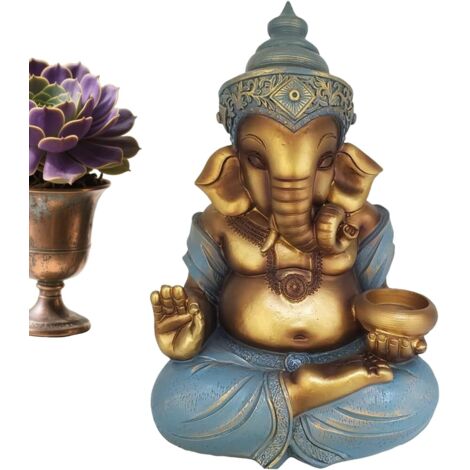 Statuettes Religieuses - Statues d'Éléphant Divinité Hindoue Décor - (1/5)