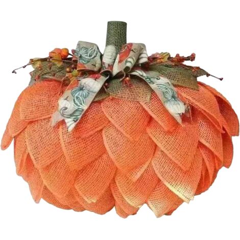 Couronnes d'halloween pour Porte d'Entrée - Couronne Porte Citrouille Décor (1/5)