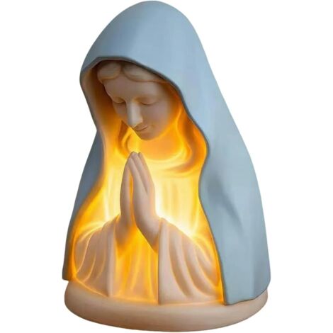 Veilleuse de la Vierge Marie - Artisanat de Figurine de Prière - Veilleuse (1/5)