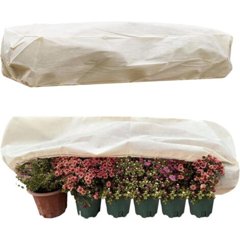 Lot de 2 Housses de Protection pour Contre Le Gel - Rectangulaires - (1/5)