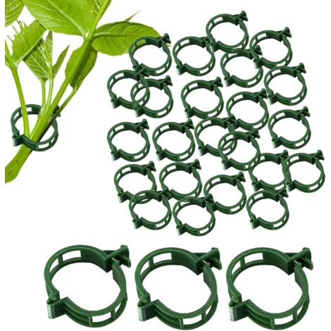 Lot de 300 clips de fixation sécurisés en plastique pour plantes grimpantes (1/5)
