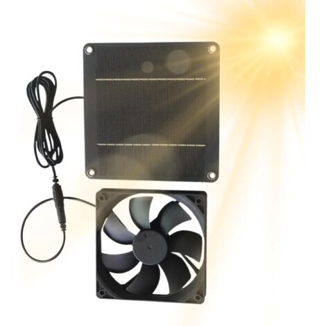 Ventilateur solaire pour poulailler 20 W étanche - Ventilateur de (1/5)