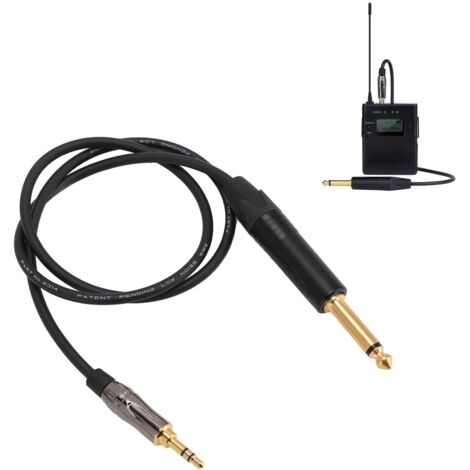 Câble Audio Stéréo 3 - 5 Mm à 6 - 35 Mm - Câble Audio Stéréo Bidirectionnel (1/5)