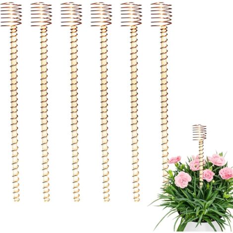 Piquets Végétaux en Cuivre - Lot De 6 Tiges Électroculture en Cuivre - (1/5)